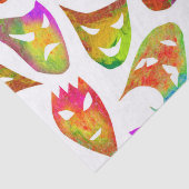 Papier de soie de soie de masques (Détail)