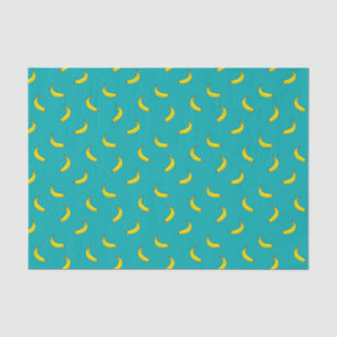 Papier de soie de soie de motif de banane