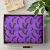 Papier de soie de soie de motif de batte de (Cadeau)