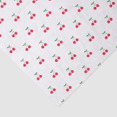 Papier de soie de soie de motif de cerise (Détail)