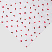 Papier de soie de soie de motif de coccinelle (Détail)