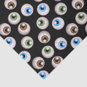 Papier de soie de soie de motif de globe oculaire (Détail)