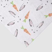 Papier de soie de soie de motif de lapin et de (Détail)