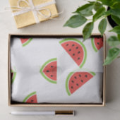 Papier de soie de soie de motif de pastèque (Cadeau)