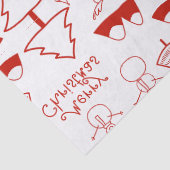 Papier de soie de soie de Noël (Détail)
