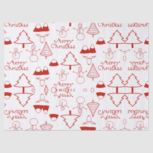 Papier de soie de soie de Noël (Recto)