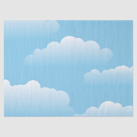Papier de soie de soie de nuages (Recto)