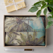 Papier de soie de soie de palmier de Cocos de (Cadeau)