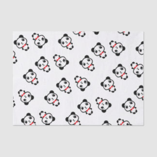 Papier de soie de soie de panda