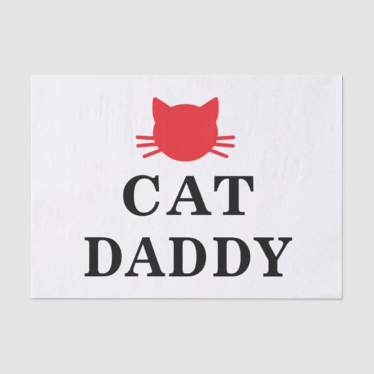 Papier de soie de soie de papa de chat (Recto)