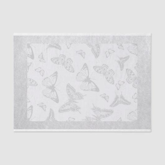 Papier de soie de soie de papillon (Recto)