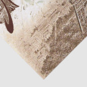 Papier de soie de soie de Paris au printemps (Détail)