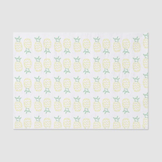 Papier de soie de soie de partie d'ananas (Recto)