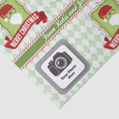 Papier de soie de soie de Père Noël de hippie (Détail)