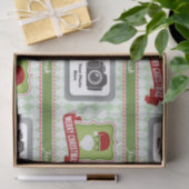 Papier de soie de soie de Père Noël de hippie (Cadeau)