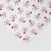 Papier de soie de soie de Père Noël de jolly roger (Détail)