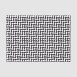 Papier de soie de soie de pied-de-poule