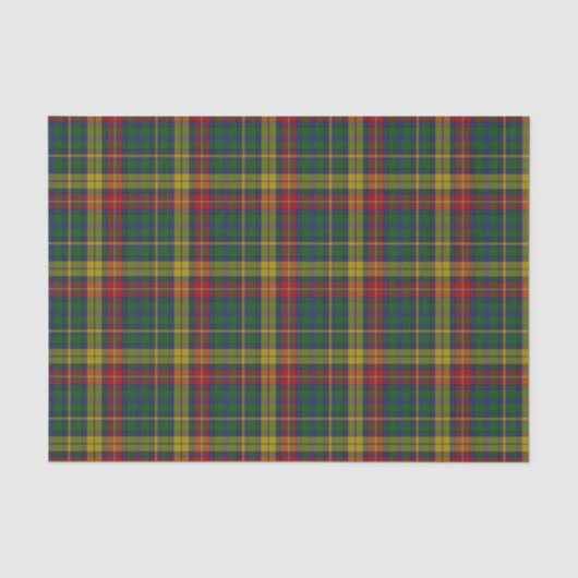 Papier de soie de soie de plaid de tartan de (Recto)