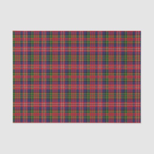Papier de soie de soie de plaid de tartan de (Recto)