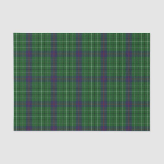 Papier de soie de soie de plaid de tartan de (Recto)