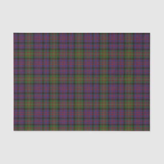 Papier de soie de soie de plaid de tartan de (Recto)