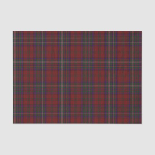 Papier de soie de soie de plaid de tartan de (Recto)