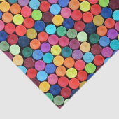 Papier de soie de soie de point de polka de crayon (Détail)