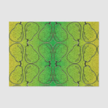 Papier de soie de soie de poire