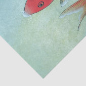 Papier de soie de soie de POISSONS (Détail)