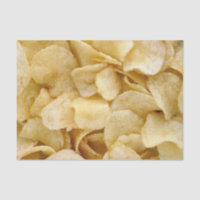 Papier de soie de soie de pommes chips