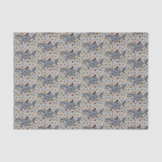 Papier de soie de soie de requin et de pois (Recto)