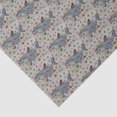 Papier de soie de soie de requin et de pois (Détail)