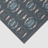 Papier de soie de soie de roses de mariage (Détail)