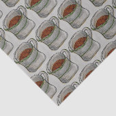 Papier de soie de soie de tasse de (Détail)