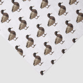 Papier de soie de soie de ton de sépia de canard (Détail)