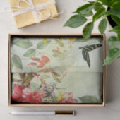 Papier de soie de soie de TOURNESOL ET de PAPILLON (Cadeau)