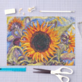 Papier de soie de soie de tournesols (Artisanat)