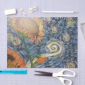 Papier de soie de soie de tournesols de danse (Artisanat)