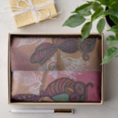 papier de soie de soie de trois hiboux (Cadeau)