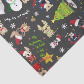 Papier de soie de soie de vacances de Noël de (Détail)