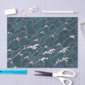 Papier de soie de soie de VAGUE de JAPONAIS (Artisanat)