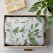 Papier de soie de soie de verdure de ressort (Cadeau)