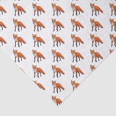 Papier de soie de soie debout de faune de Fox (Détail)