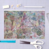 Papier de soie de soie décoratif (Artisanat)