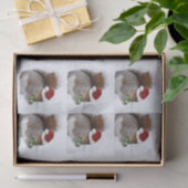 Papier de soie de soie d'écureuil de Noël (Cadeau)