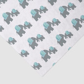 Papier de soie de soie d'éléphant, maman et (Détail)
