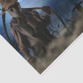 Papier de soie de soie d'épouvantail de Halloween (Détail)