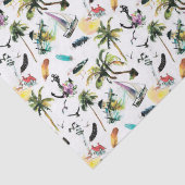 Papier de soie de soie d'été de mer (Détail)