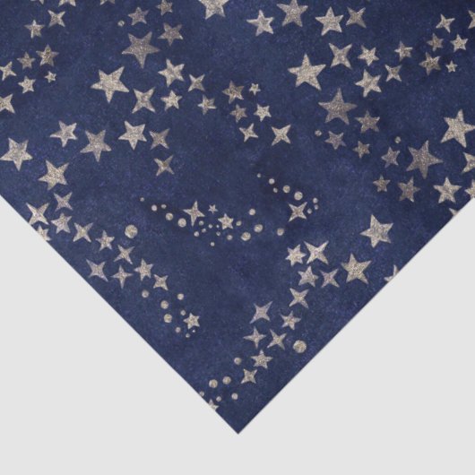 Papier de soie de soie d'étoiles (Détail)