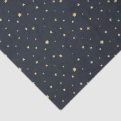 Papier de soie de soie d'étoiles de Noël de bleu (Détail)